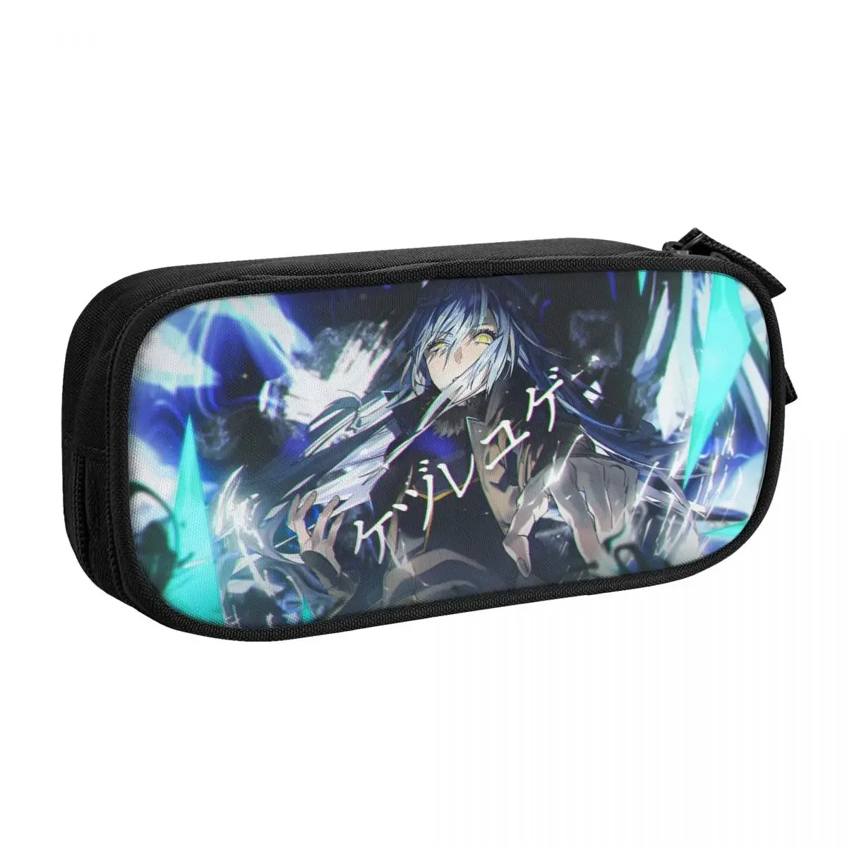 

Anime Rimuru Reincarnated As A Slime TenSura Big Capacity Pencil Pen Case School Large Storage Bag Pouch Holder Box Organizer