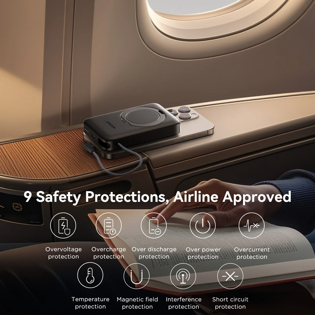 3 في 1 بنك الطاقة المغناطيسي 22.5 واط شحن سريع قوة البنك 10000 مللي أمبير شاحن محمول لاسلكي آيفون 12-16 لساعة AirPods #6