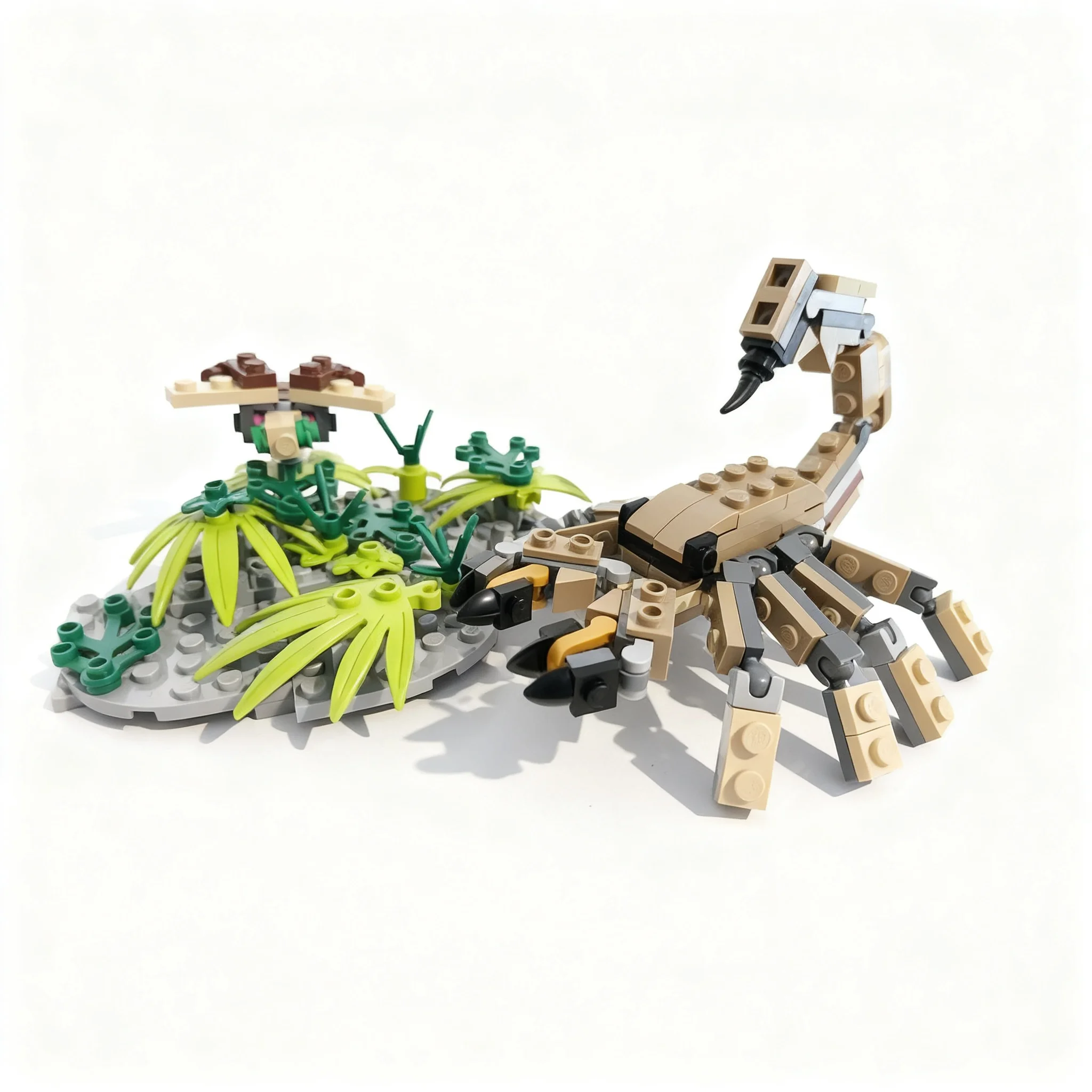 274pcs MOC Outback Wildlife 3-in-1 Kangaroo Scorpion & Lizard Creator Creator 3-in-1 Model Building Blocks Christmas Gift Toy