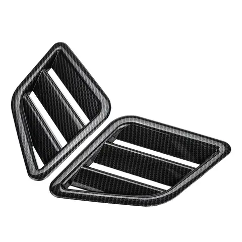 Max Style ABS Plastic Bonnet Vents Universal For Ford For Vauxhall FOR Focus RS For Corsa Fiesta Font Bumper Hood Vent Sticker 10 best sales ford fiesta 2019 accessories - №8