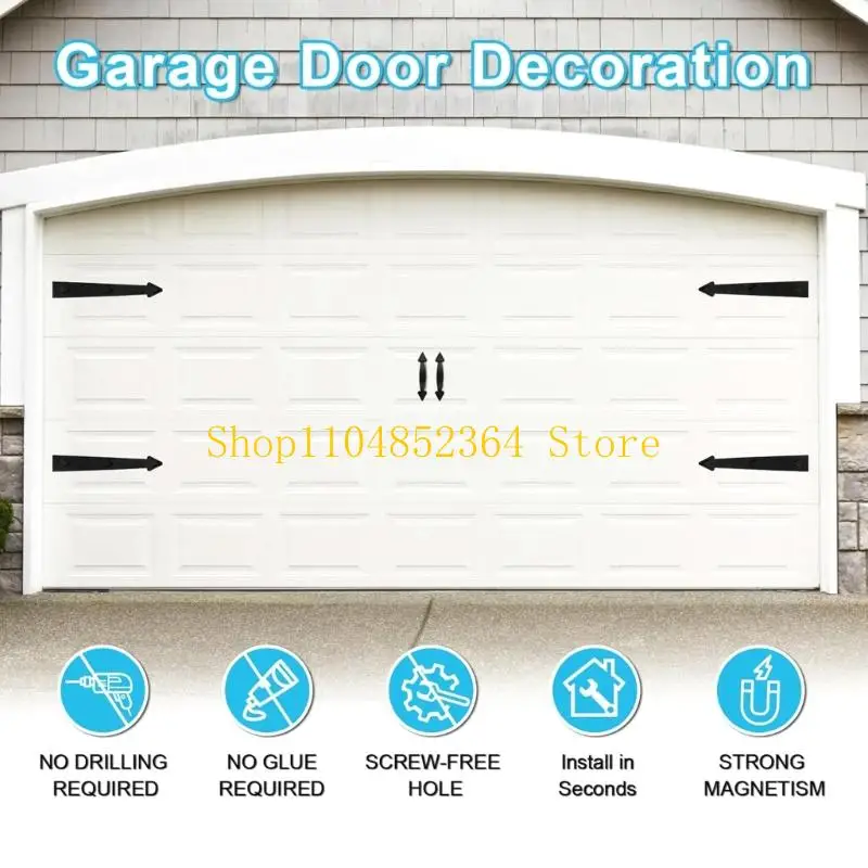 652F باب المرآب الديكور المغناطيسي مجموعة 6pcs فو فو تقليم ترقيات سريعة #5