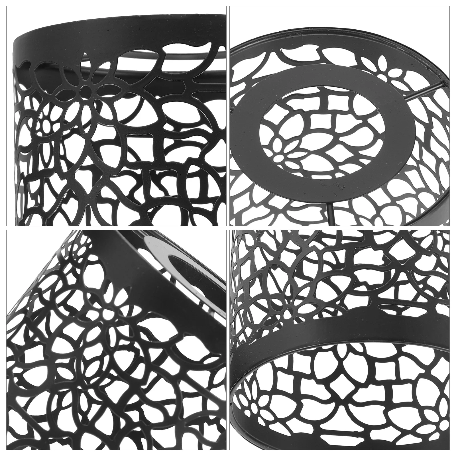 

Cylindrical Lampshade Hollow-Out Iron Pendant Light Shade For Home Bar Hotel Decor Metal Hanging Lamp Cover Lighting