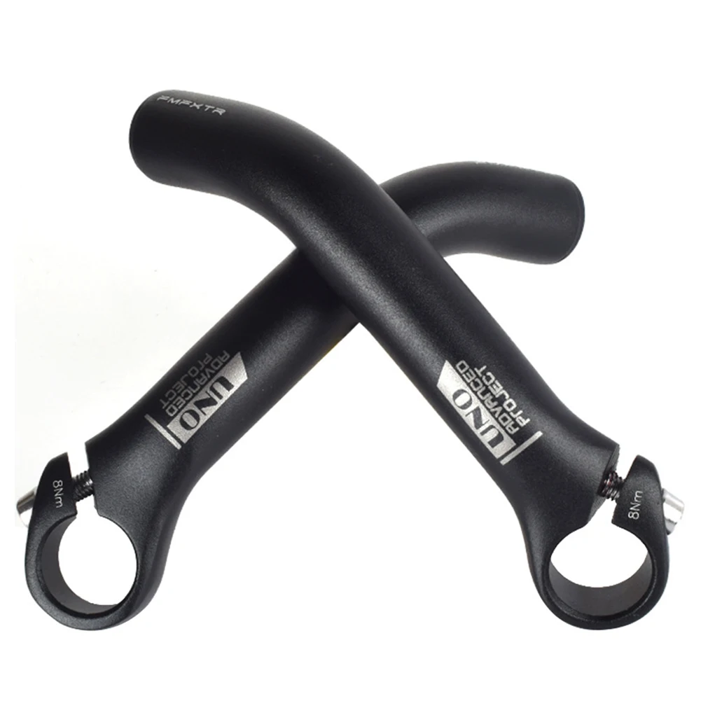 1 زوج سبائك الألومنيوم دراجة جبلية المقاود مساعد ركوب القرن بقية المقاود الدراجة اكسسوارات الدراجات بار ينتهي