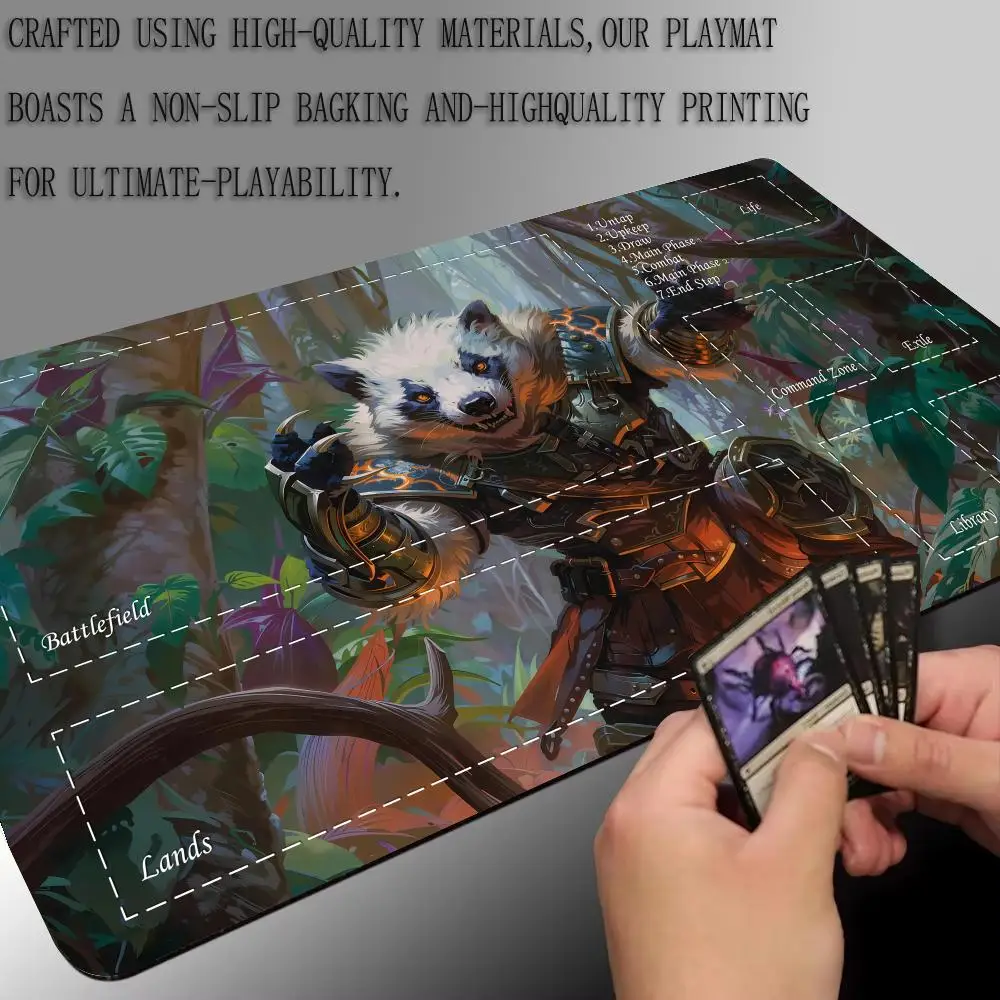 Spelspecifiek magisch gamepad kaartspelblok en regionale fantasie Squirrel Warrior mtg gamepad Commandant battle