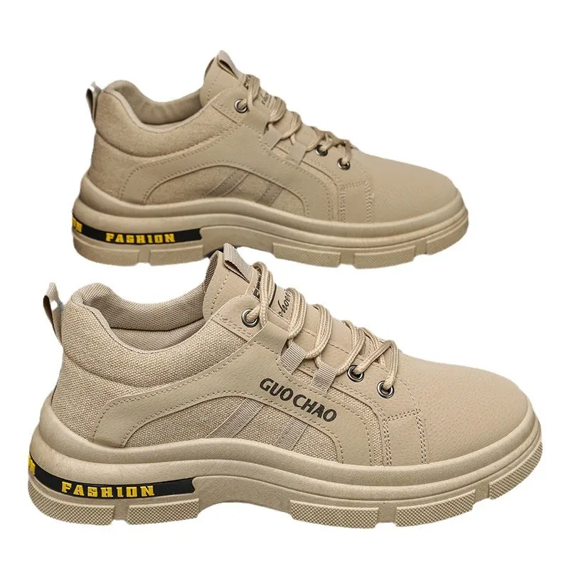 

Oulylan 2025 New Men's Casual Sneakers Comfortable Anti Slip Work Shoes Fashionable Sports Shoe Men Outdoor Hiking Shoes