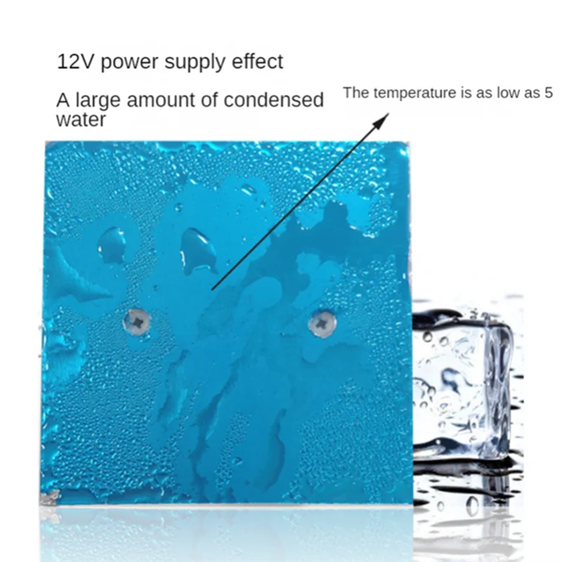 

Маленькая охлаждающая платформа, модуль охлаждения, полупроводниковое охлаждение, ультратонкий настольный кулер, 12 В постоянного тока, 50 Вт-M53K