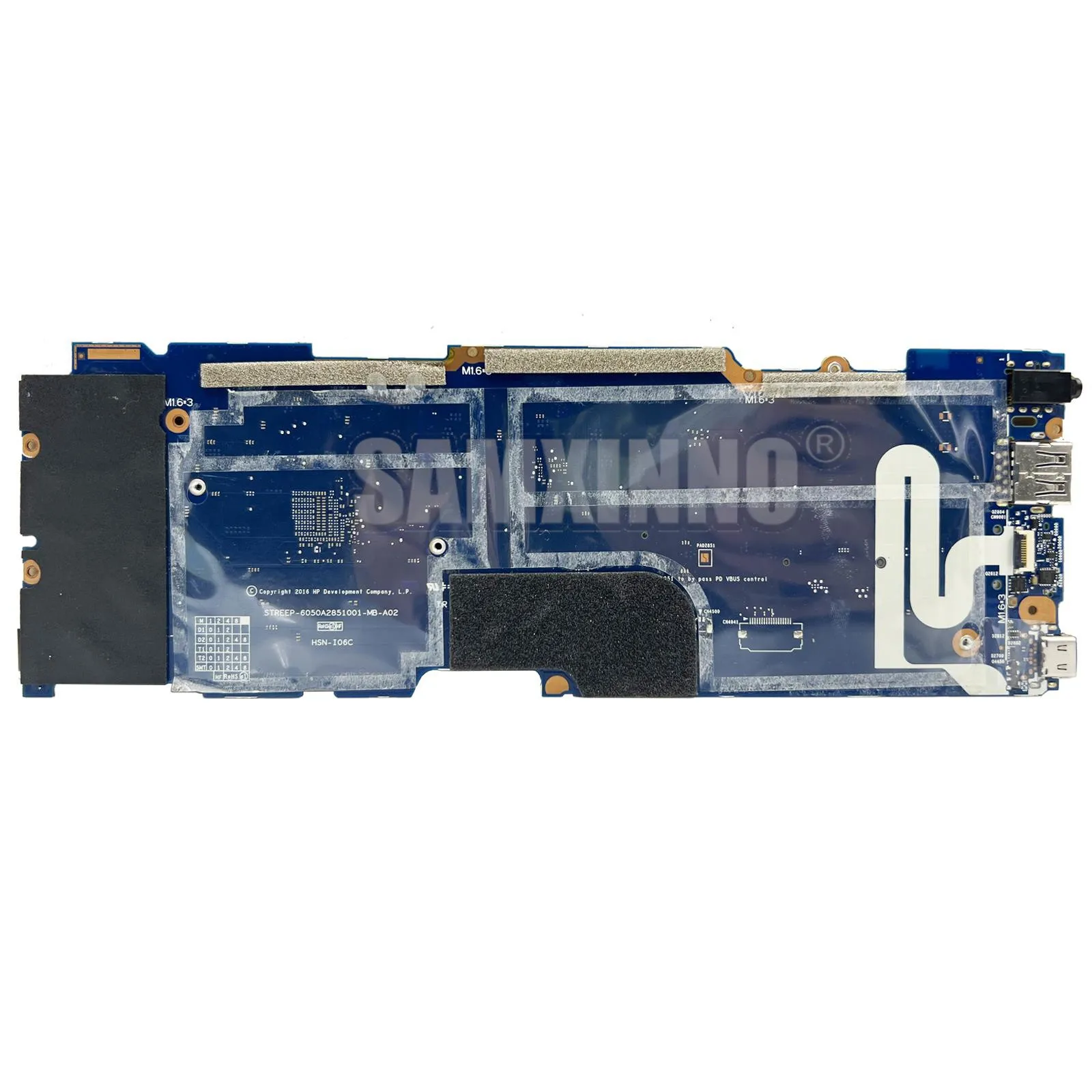 Imagem -03 - Samxinno 6050a2851001 Placa-mãe para hp Probook x2 612 g2 Placa-mãe Portátil com M37y30 4g Ram L01335601 Completo Testado