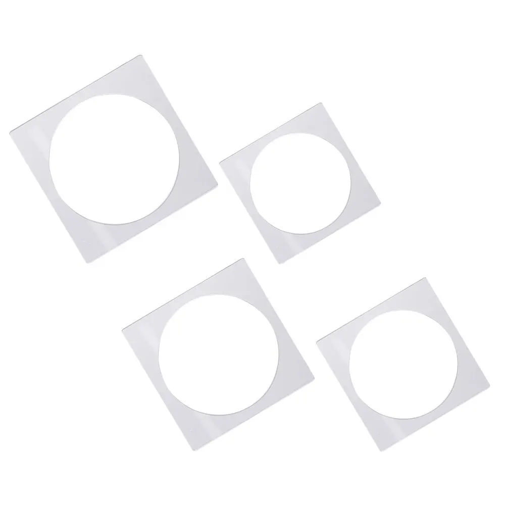 

4Pcs Cake Baking Kit Acrylic Molds Layer Pancake Board Square Cream Scraping Plate DIY Tools DIY Layer Cake Mold