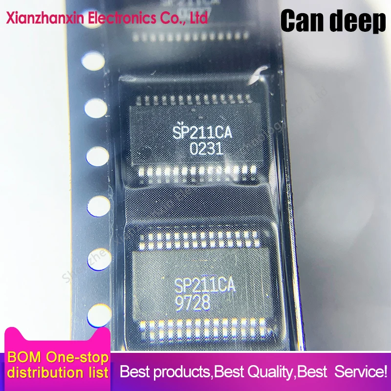 5 Stks/partij Sp211ca SP211CA-L/Tr Ssop28 Rs232 Interface Ic Chips