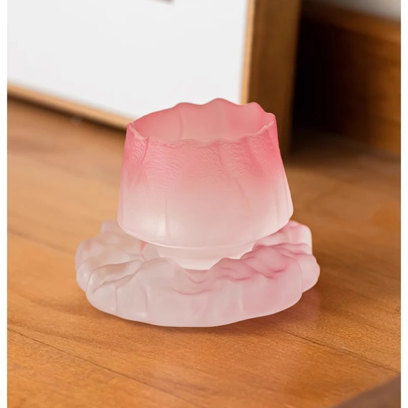 

Cups Japanese-style gradual change glass cup small teacup master cup sake cup | Fanshan