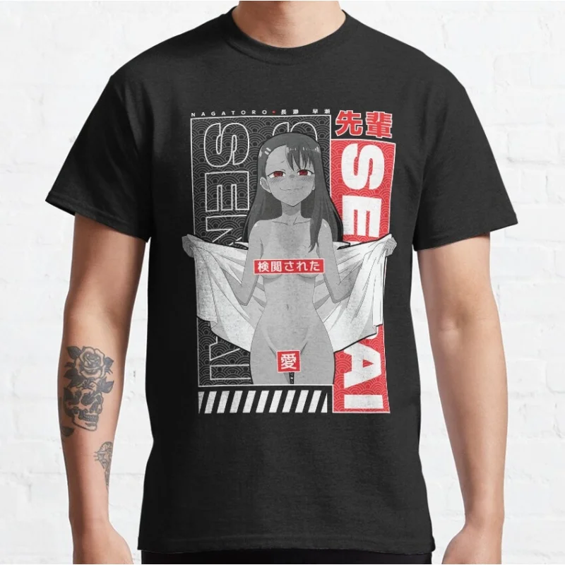 

0503 Dont Toy With Me Nagatoro Hayase Gift for Anime lover 100% cotton Y2K clothes O -Neck Short Sleeve Graphic T-Shirt S-6XL