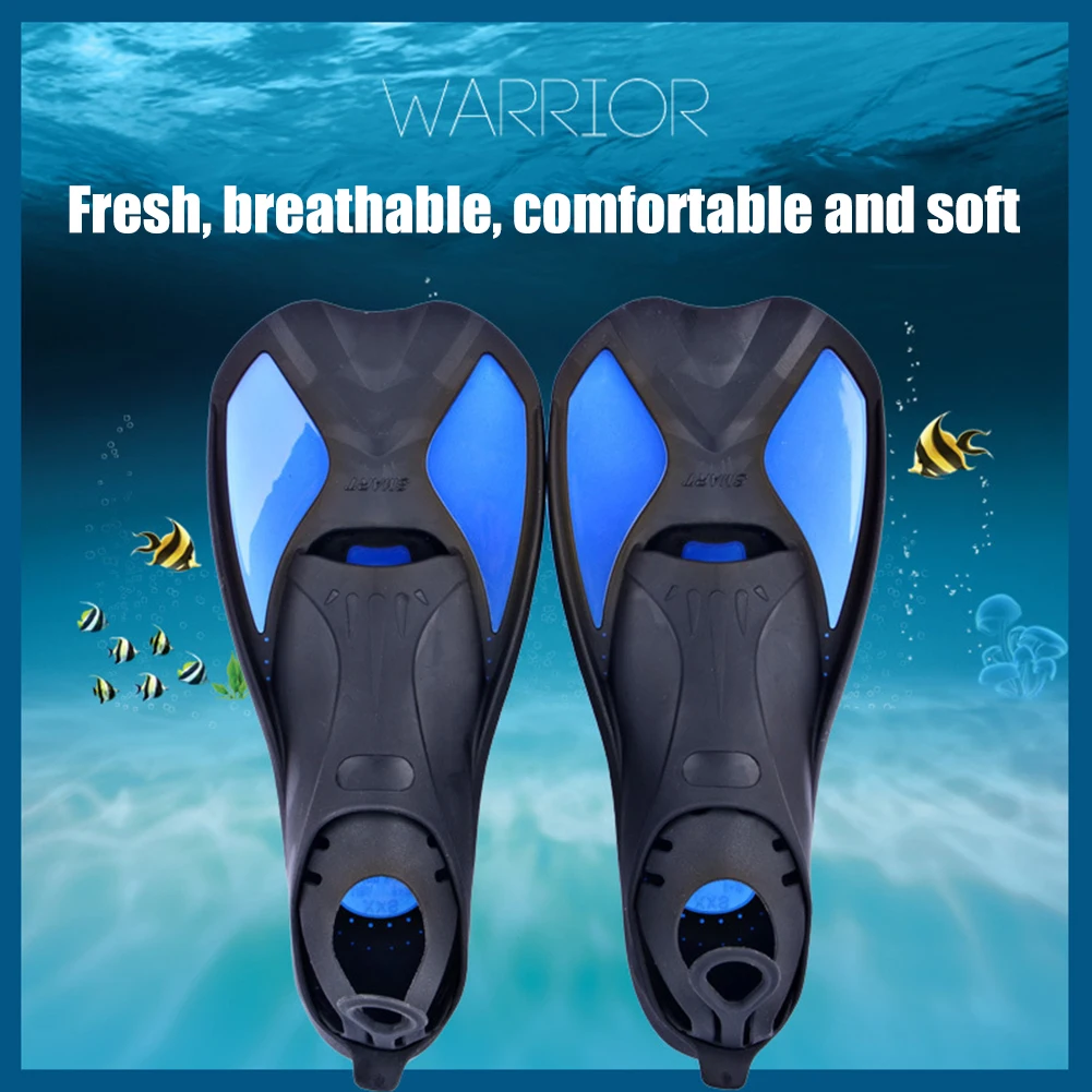 Swimming Fins Unisex Flexible Submersible Foot Adjustable Professional Scuba Diving Fins for Adult Kids Snorkeling Diving Fins