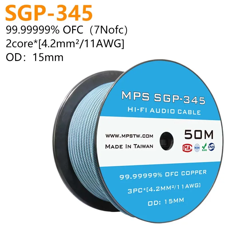 HiFi MPS SGP-325/348/385 99.99999% kabel audio przewód zasilający kabel zasilający do wzmacniacza Hifi CD DAC power bus do systemu hi-fi