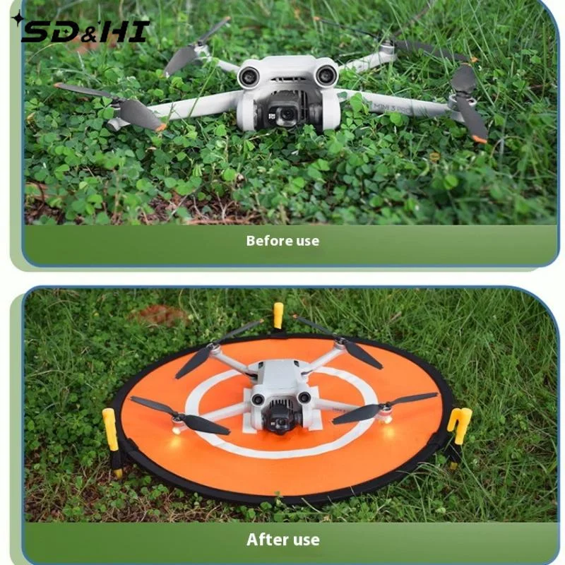 Universal Foldable Landing Pads For 4 Pro/Air 3S/Mini 4 Pro/3 Pro/Mini 4K/2/AVATA 2 Drone Mat Quadcopters Accessories