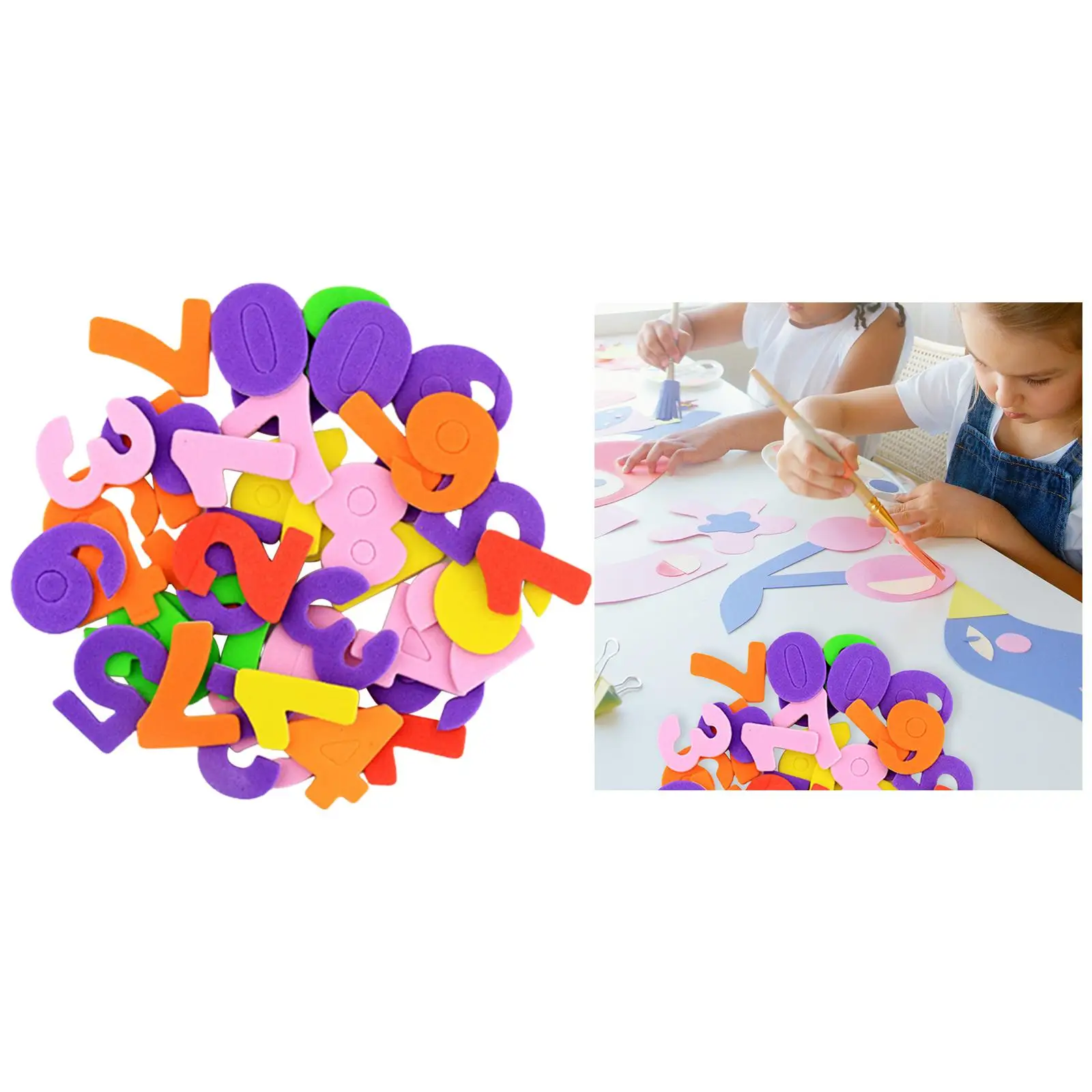 ملصقات إسفنجية يدوية للأطفال سهلة التقشير ذاتية اللصق وأشكال متنوعة لبطاقات المعايدة لسكرابوكينغ ومستلزمات تزيين المنزل