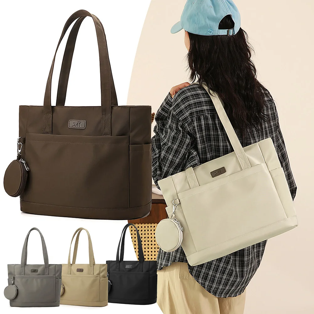 

Canvas Ladies Bag Versatile Handbag,Student Large Capacity Commuting Shoulder Bag,Portable Tote Bag,Casual Shopping Bags