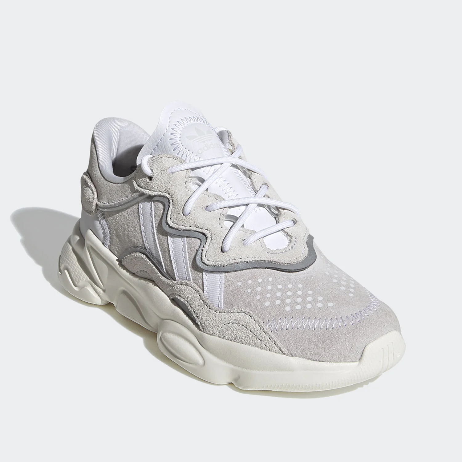 Sepatu olahraga ayah ringan berpotongan rendah anak-anak Adidas Clover asli EF6299