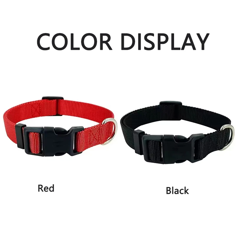 Pet Nylon Reflective Collar Cat and Dog Collar Adjustable Reflective Cat and Dog Collar
