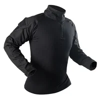 Camisas de adiestramiento al aire libre para hombre, ropa de trabajo de retazos duradera y transpirable, camisetas para senderismo, camisetas para pesca, caza y Paintball