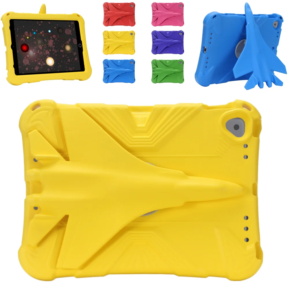 

Детский чехол из ЭВА для iPad 10,2, 9, 8, 7, Pro, 10,5, Air 3, 10,5 дюймов, противоударный чехол для планшета с рисунком самолета и слотом для ручки