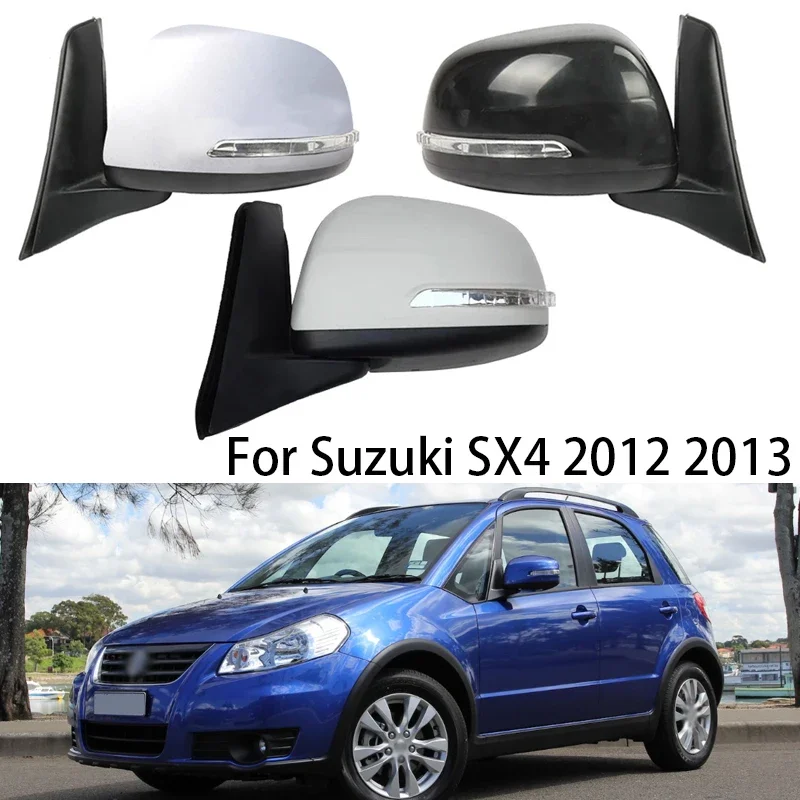 Auto Side Rear View Mirror Mirror Assembly For Suzuki SX4 2012 2013 Car Accessories Exterior Electric Rearview Mirror