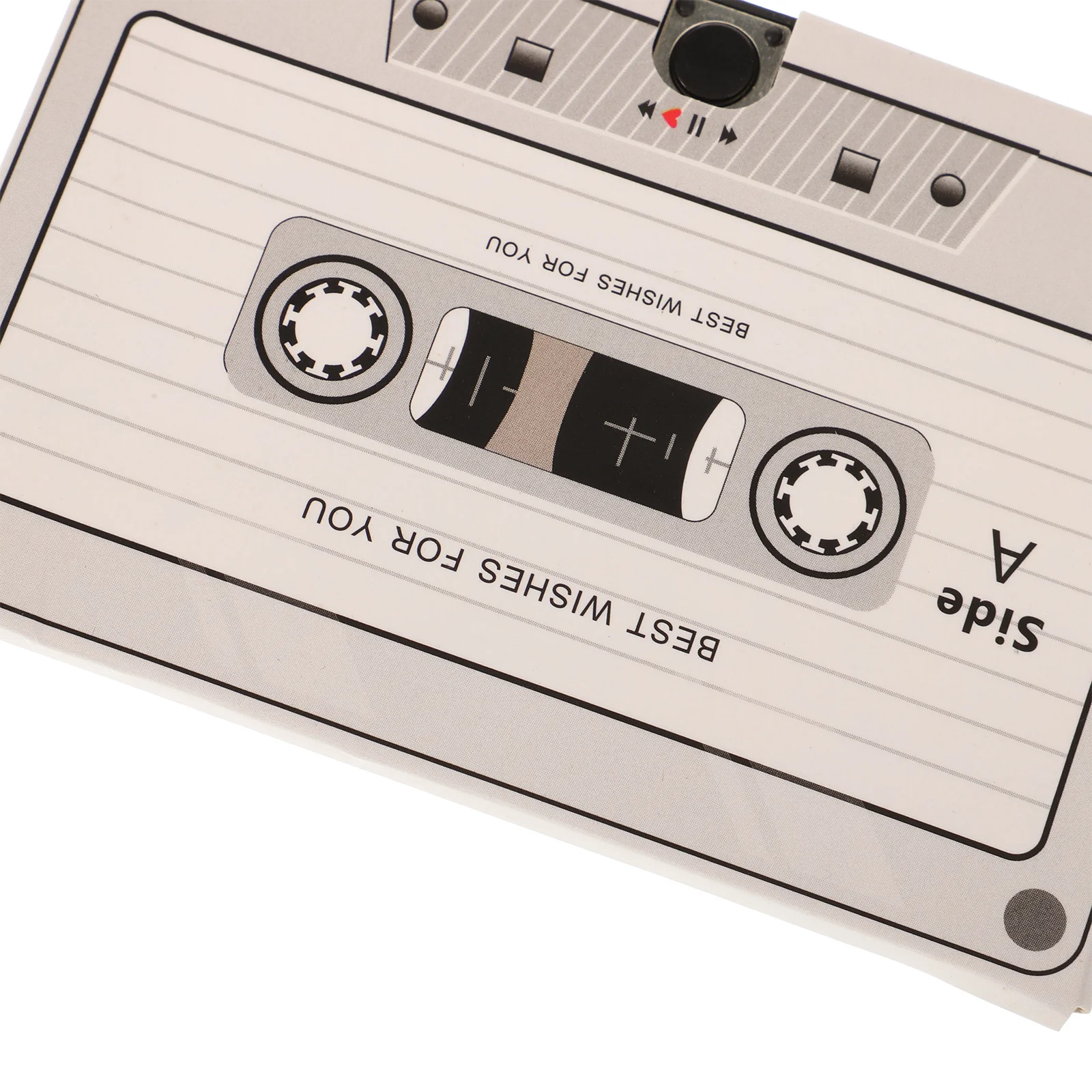 

Recordable Birthday Card with Audio Recorder Cassette Greeting Card for Wishes and Blessings Gift Birthday Cards