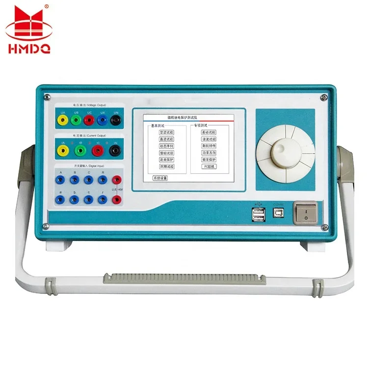 3 Phase Relay Protection Testing Equipment Secondary Current Injection Test Set