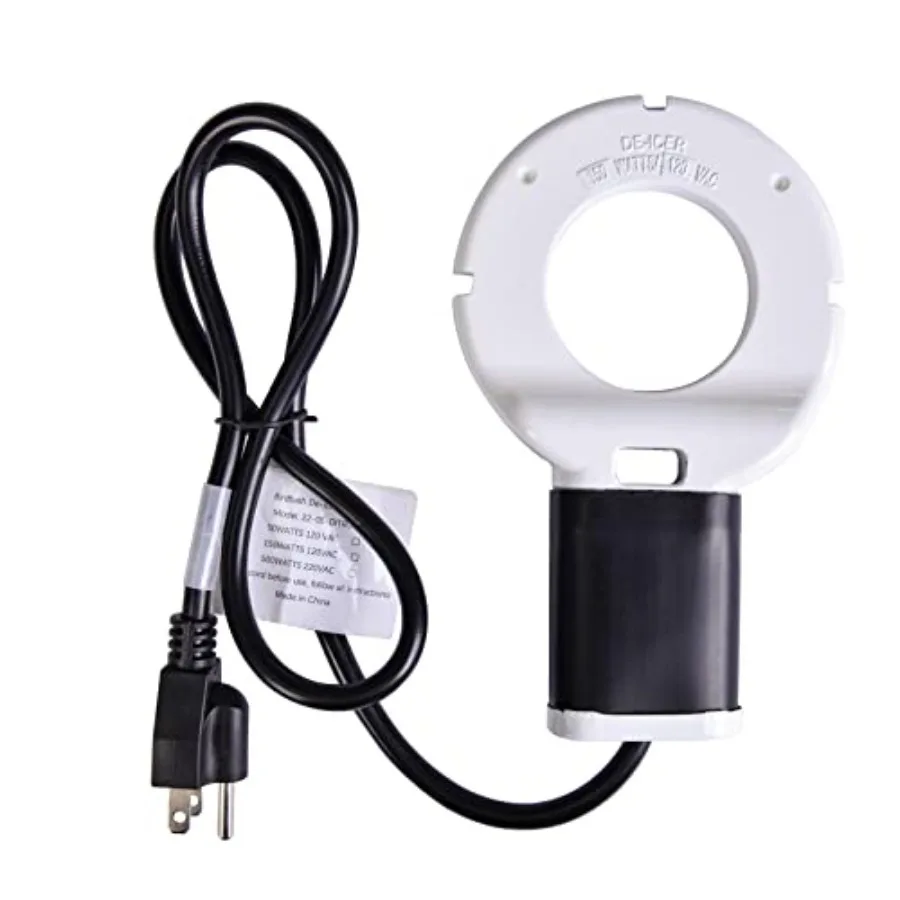 

500W Chicken Waterer Heater, Aluminum Utility De-Icer for Farm and Livestock, Non-Conductive and Anti-Rust Heated Chicken Water