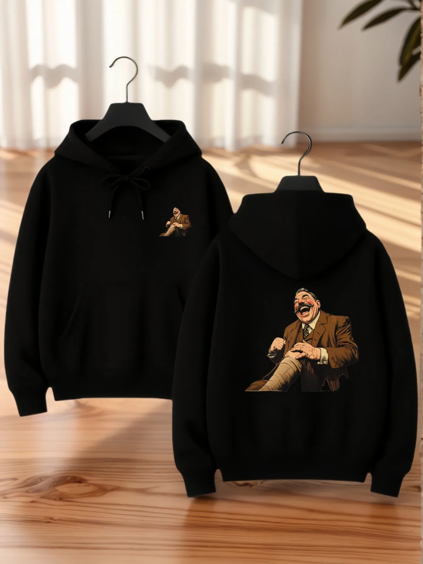 

Graphic Hoodie Women, Anchor Floral Graphic Print, Streetwear Aesthetic, Soft Fabric, Casual Everyday Wear, For Young Men