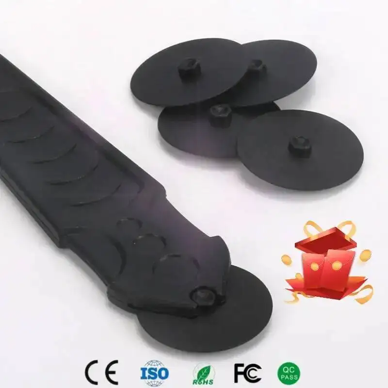 

Rolling Wheel Pry Tool Carbon Fiber Shaft Swappable Rollers & Ergonomic Handle for Phone/iMac/Motherboard Disassembly & Repair