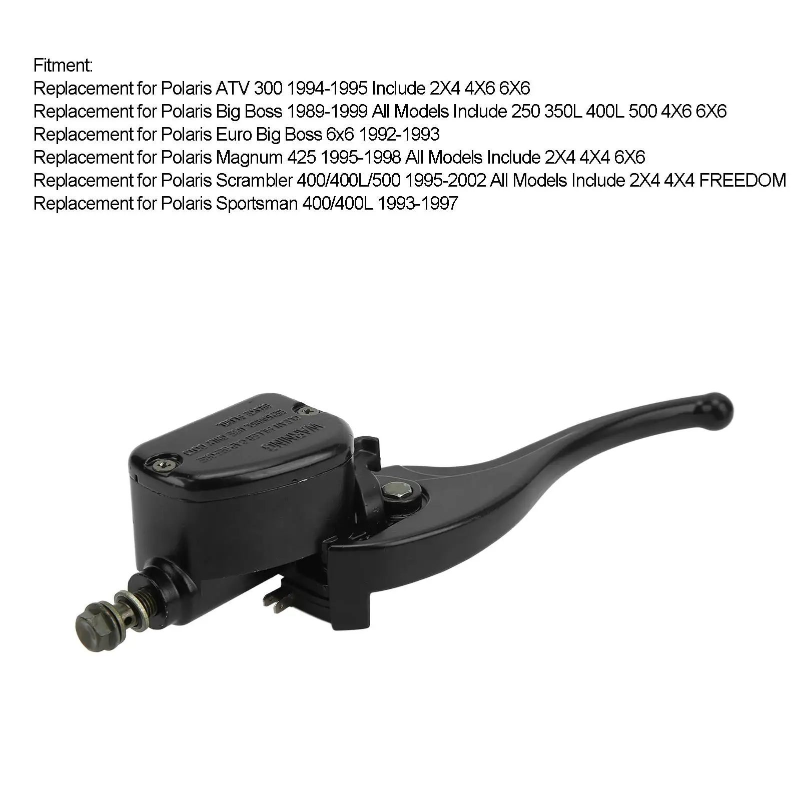 Brake Master Cylinder Lever Long Durability Master Cylinder Brake Lever for atv 22mm Handlebar image 4