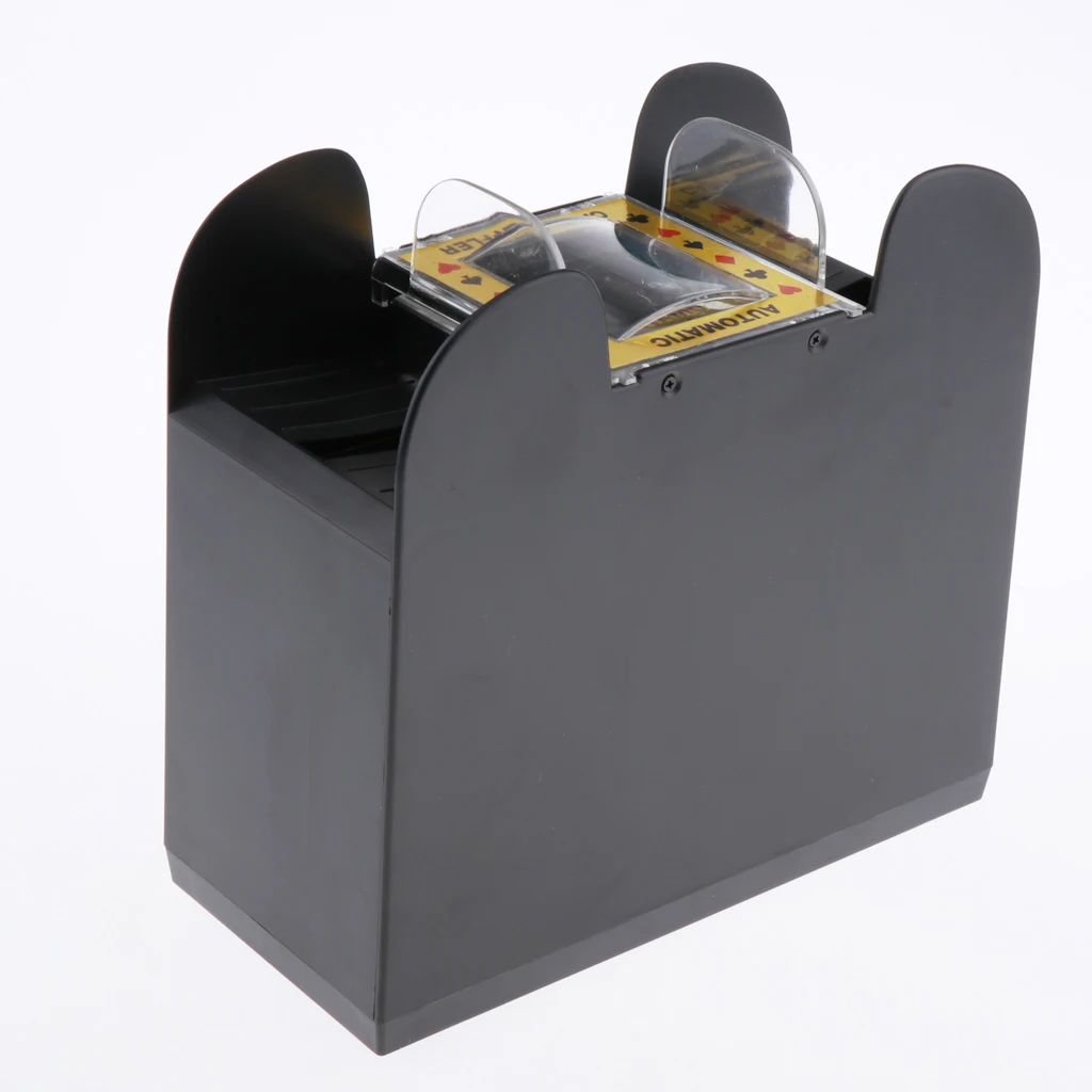 

Poker Card Shuffler Machine Fast Shuffle Six Deck Automatic Card Dealer for Home Casino and Parties