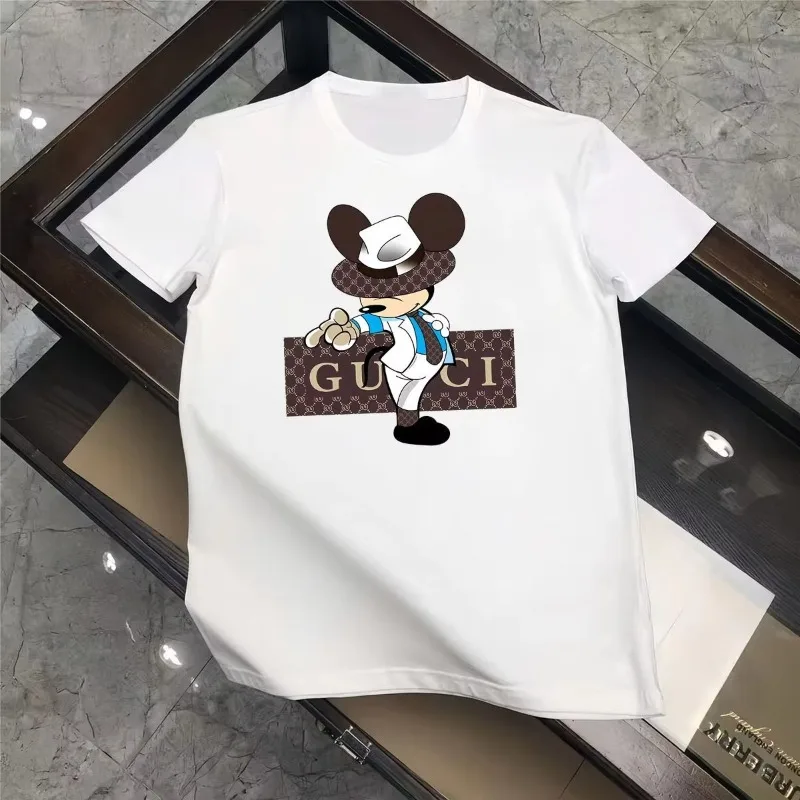 Spring/Summer 2026 Mickey Mouse New Summer Trendy Large Size T-shirt Internet Half Sleeve Couples Popular Unisex Maternity
