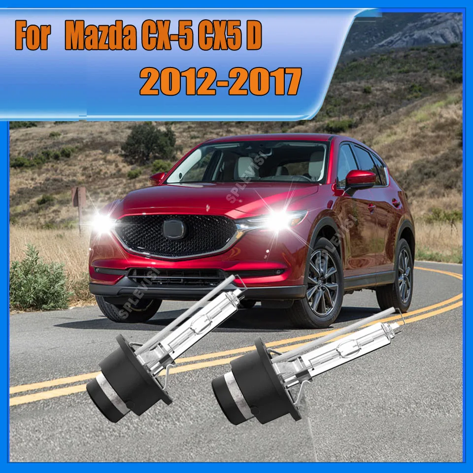 

35W HID Xenon Headlight Bulb D4S Car Lamp Auto Light Replacement 6000K For Mazda CX-5 CX5 D 2012 2013 2014 2015 2016 2017