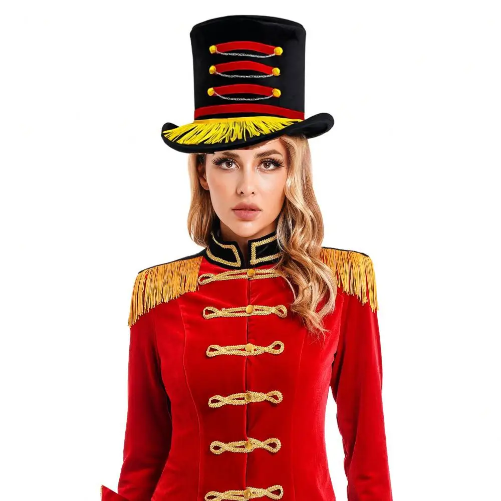 chapeu-de-soldado-quebra-nozes-acessorio-ringmaster-circo-cartola-soldado-cosplay-festa-mostrar-para-desempenho-de-palco-vestido-de-natal