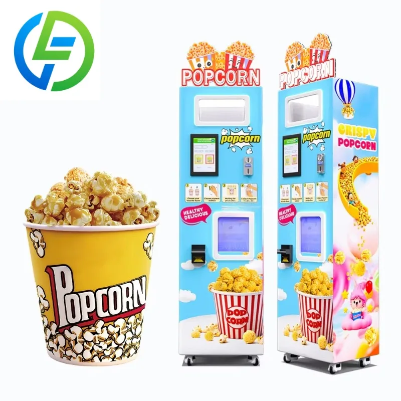 Customized Popular Fully Automatic Pop Corn Machine Electric Popcorn Vending Machine Party Cinema Machine