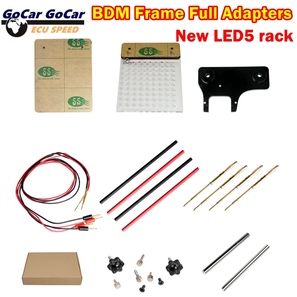 Высококачественный светодиодный BDM Frame Pro 2 в 1 с 4 зондами, инструмент для настройки чипа ECU для программатора Kess/Ktag/Fgtech/BDM 100 Высококачественный светодиодный BDM Frame Pro 2 в 1 с 4 зондами, инструмент для настройки чипа ECU для программатора Kess/Ktag/Fgtech/BDM 100
