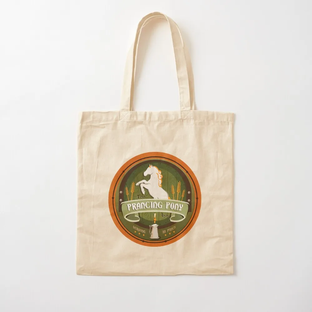The Prancing Pony Tote Bag حقيبة نسائية حقيبة تسوق حقائب قماشية حقيبة حمل نسائية