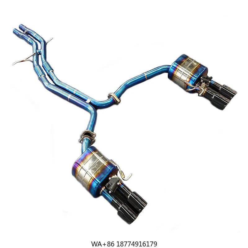

OEM Titanium Exhaust Catback System for S4/s5 B9 3.0t 2019-2023 Exhaust Pipe System With Electronic Valve