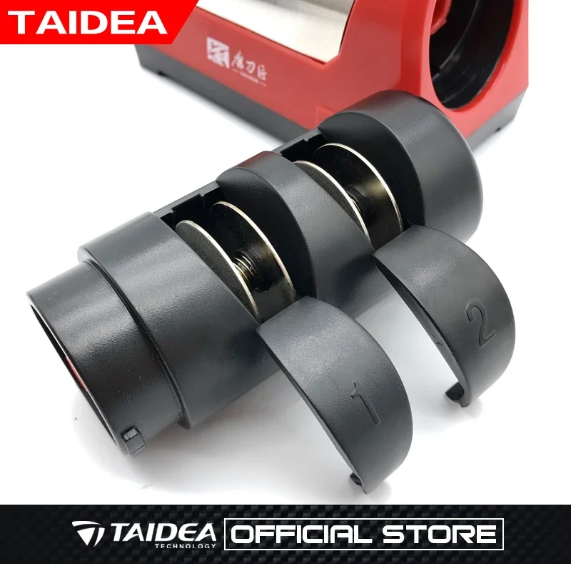 TAIDEA Electric knife sharpener Two stage Diamond detachable accessories kitchen knife sharpener Honing Tools Sharpening System