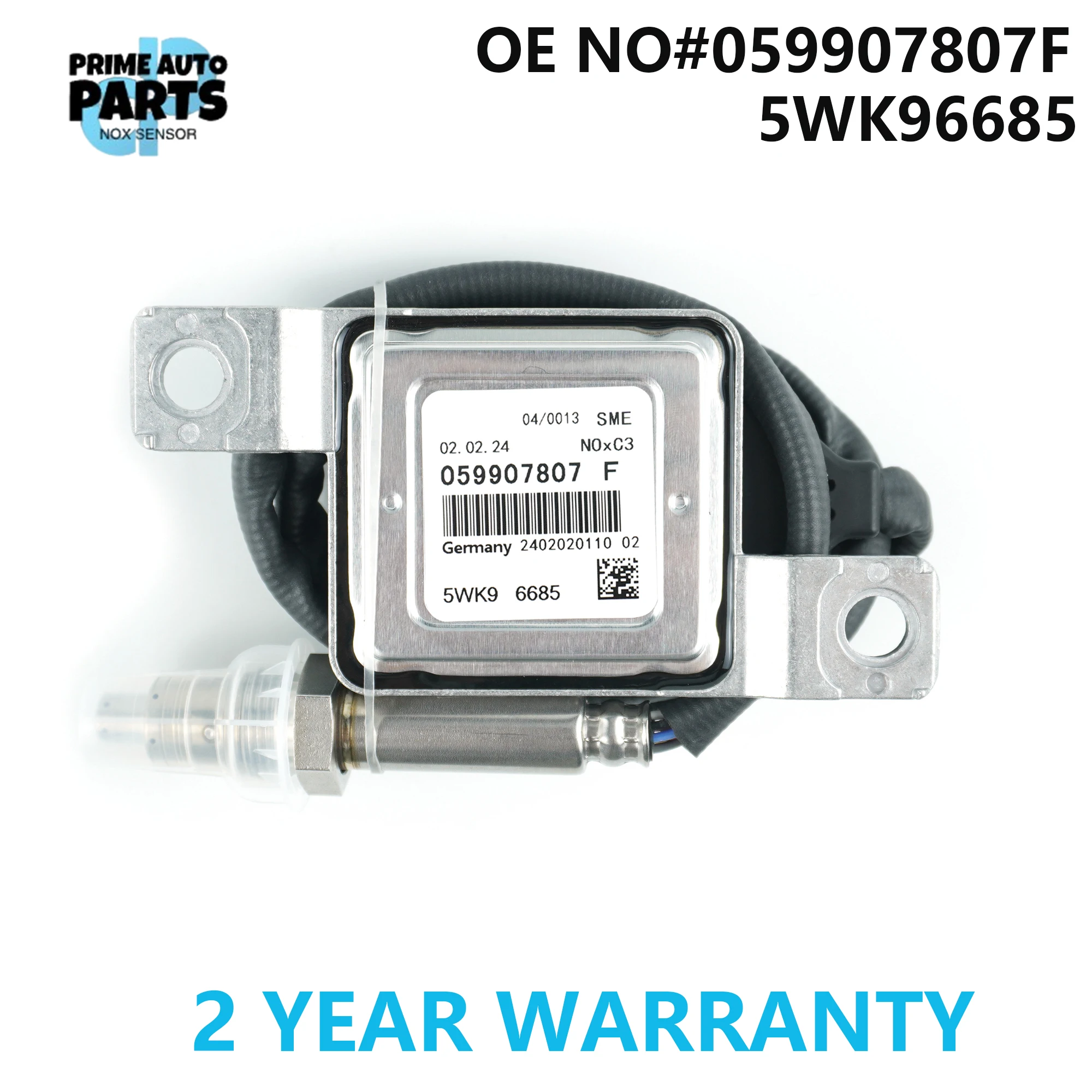 

059907807F 5WK96685 5WK9 6685 New Nitrogen Oxygen Sensor Fit For Audi Q7 VW Touareg TDI 3.0L-4.6L 2009-2014 Nox Sensor