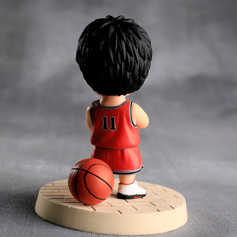 Slam Dunk Q Version Sakuragi Hanamichi Rukawa Kaede Action Figures Model Dolls Car Ornaments Kids Toys Cake Decoration