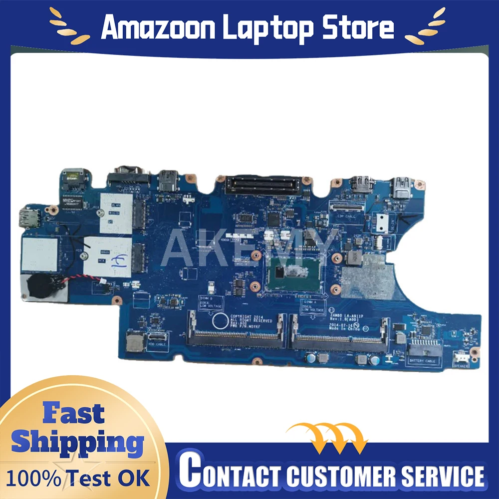 

For DELL Latitude E5550 5550 Laptop Motherboard LA-A911P 0H89GR 0M5HV7 0W4CTJ 0DWVYV 099NCH 0MTN7P Notebook Mainboard Tested OK