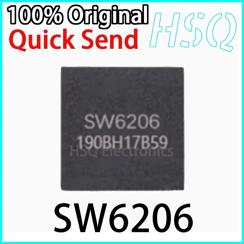 1PCS SW6206 Packaged QFN48 5A Wireless Charging PD Multi Protocol Fast Charging Power Chip