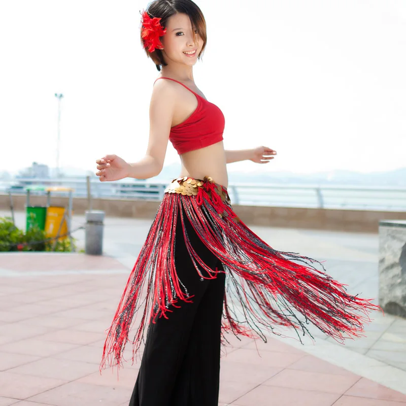 American tribal style waist chain belly dance long fringed waist chain wholesale source factory first-hand supply