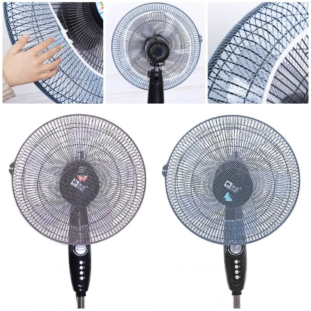 

1Pcs for Baby Kids Finger Protector Electric Fan Protective Cover Kids Finger Guards Summer Dust Cover Mesh Dia 38cm Round Fan