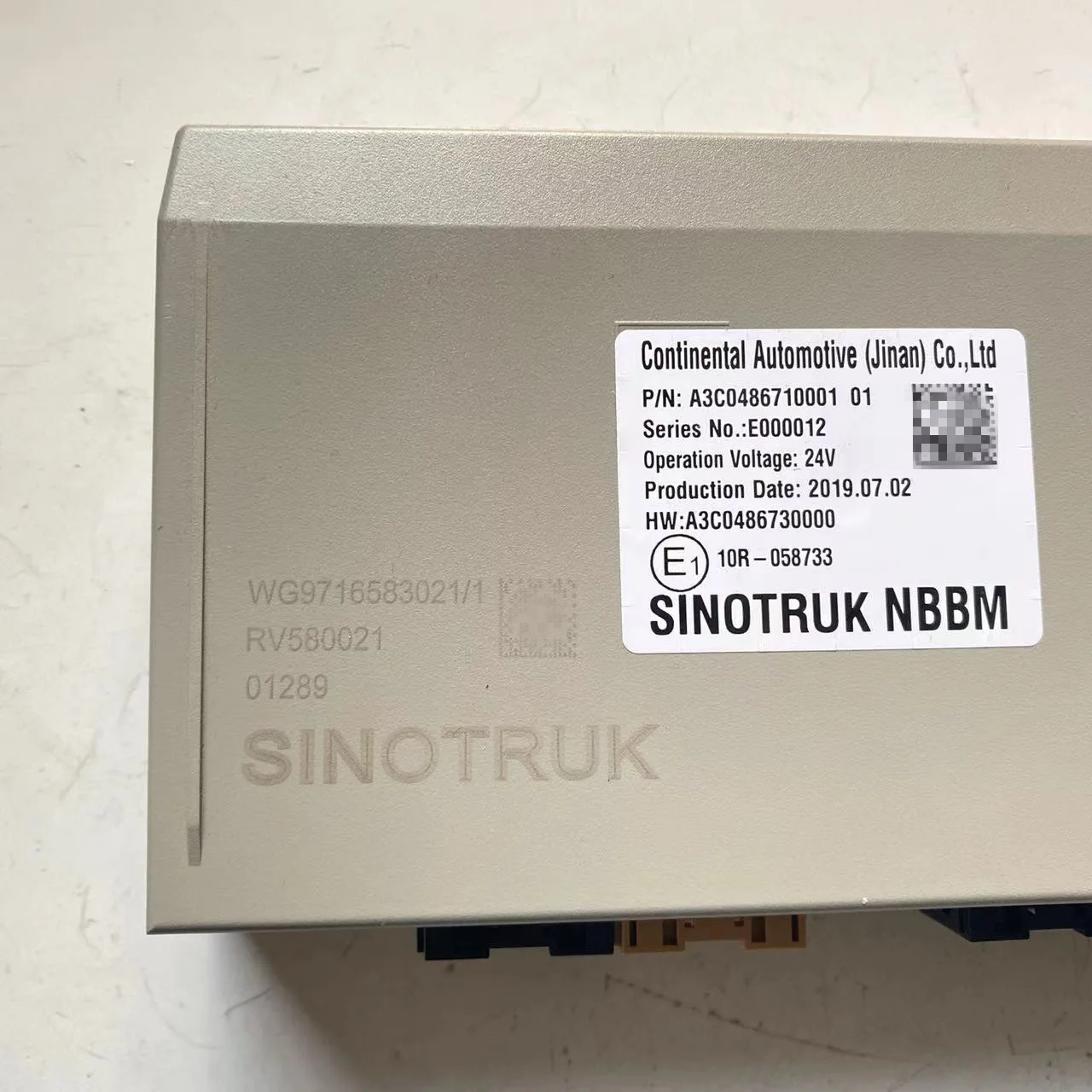 WG9716583021 NBBM Controller For SINOTRUK HOWO SITRAK Truck Parts