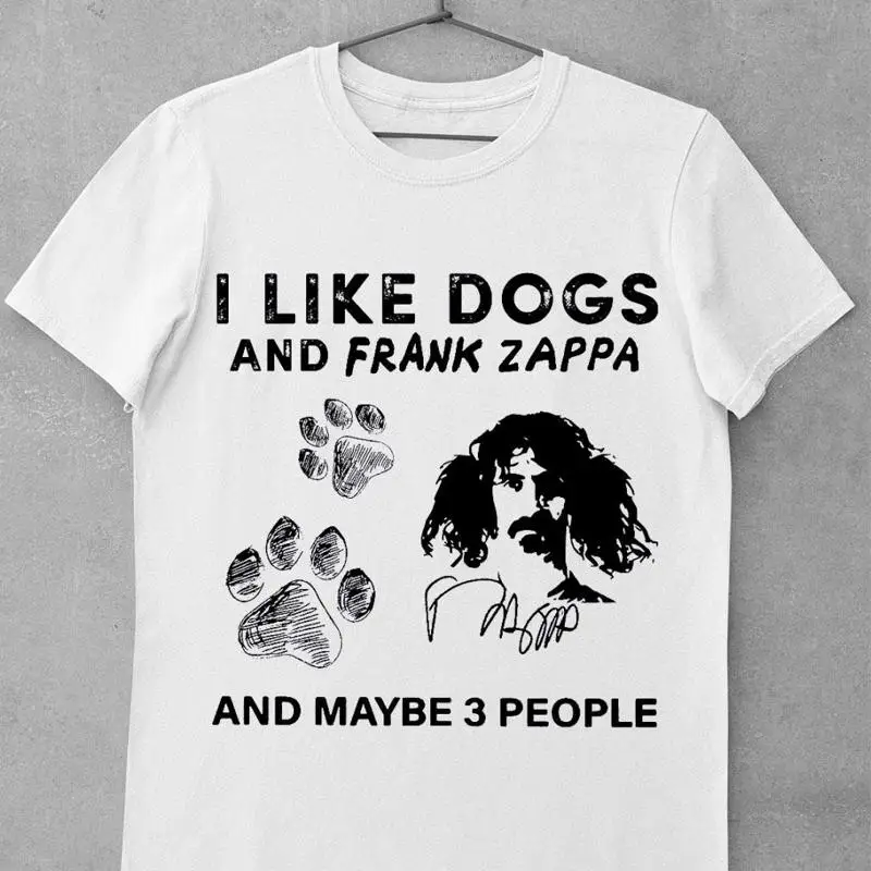 

Frank Zappa White T Shirt Happy Holiday Size S 4XL