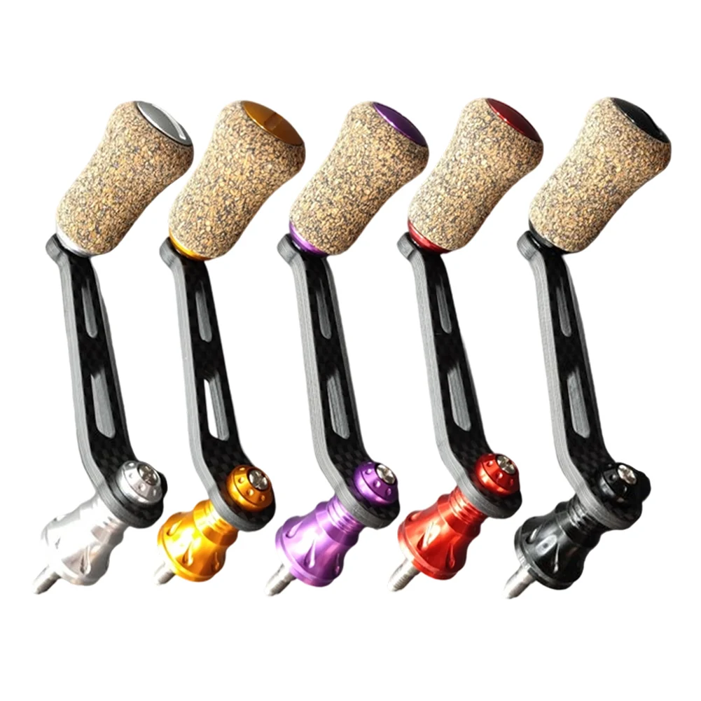 كربون 70 مم للغزل - مقبض بكرة بذراع واحد، متوافق مع Shimano- Stradic/Sahara/Ultegra/Vanford، 2 محامل