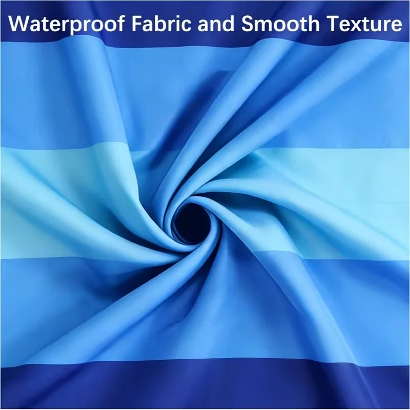 Large Size Waterproof Sand Free Beach Blanket Foldable Outdoor Camping Mat with Storage Pouch for Park Picnic Seaside Trip